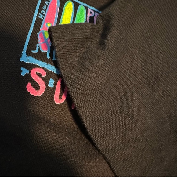 Vintage 90s Primitive Surf Team T Shirt Hawaii Neon Single Stitch - Picture 4 of 8